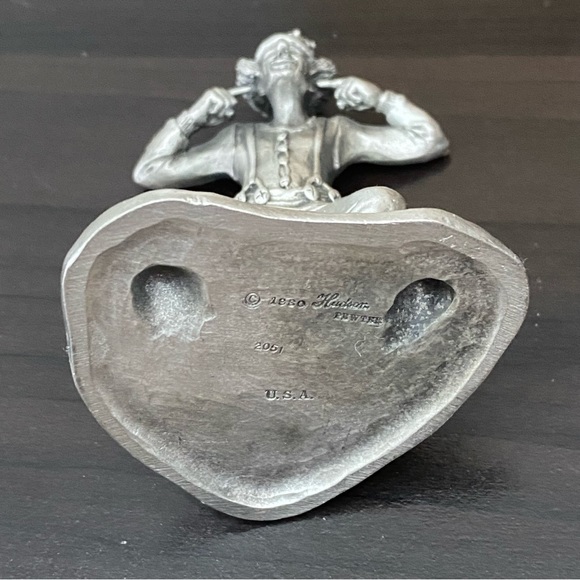 Vintage 1980 Hudson Pewter Keim Dynamite Clown Collectible Mini Pewter Figurine - Picture 11 of 12